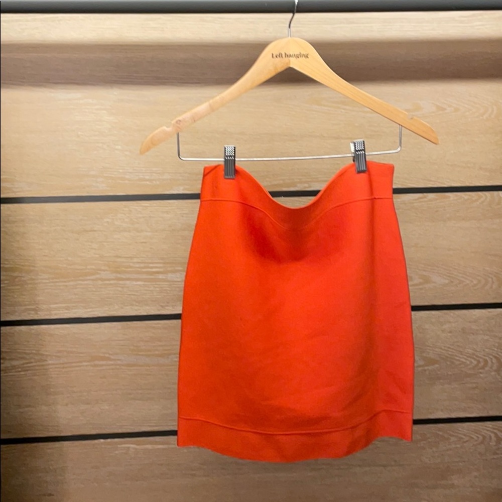 Orange bcbg skirt